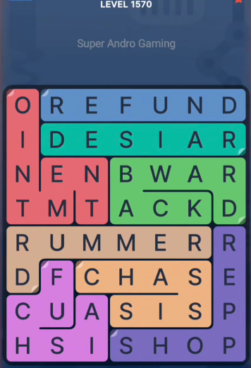 FillWords Level 1570