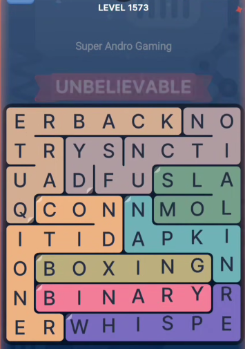 FillWords Level 1573