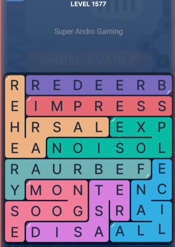 FillWords Level 1577