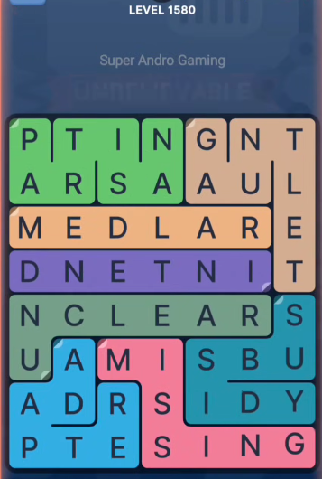 FillWords Level 1580