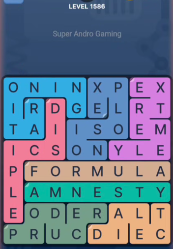 FillWords Level 1586