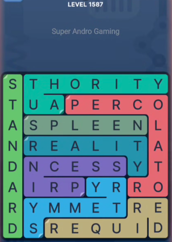 FillWords Level 1587
