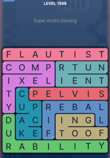 FillWords Level 1588