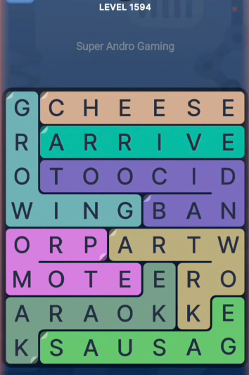 FillWords Level 1594