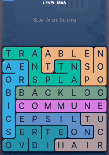 FillWords Level 1598