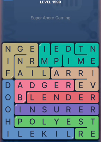 FillWords Level 1599
